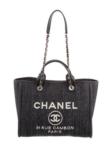 chanel small deauville tote review|Chanel deauville tote large size.